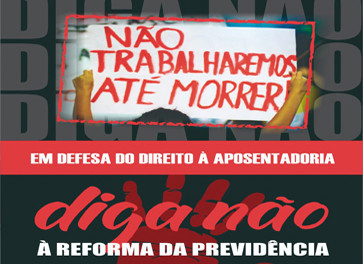 22 de março: Dia Nacional de Luta contra a "reforma" da Previdência